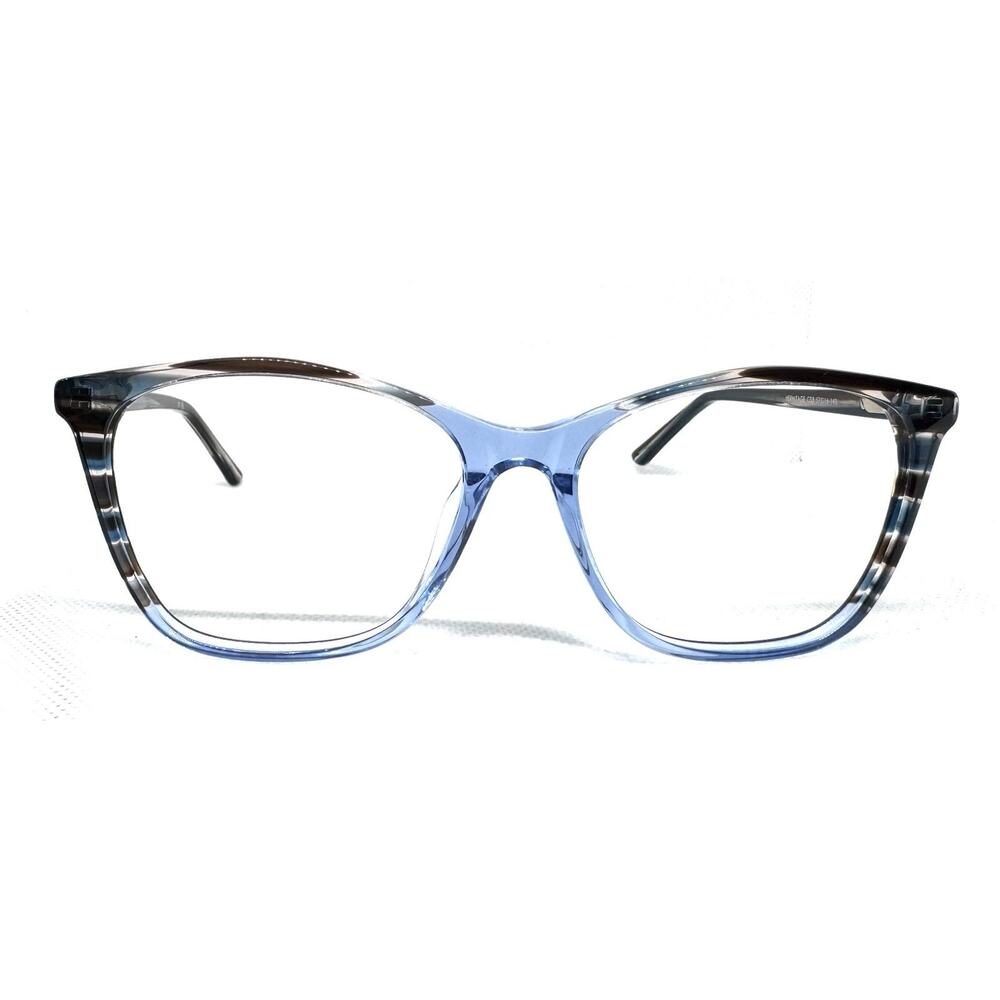 NICOLE MILLER HERMITAGE C03 CLEAR BLUE TORT AUTHENTIC EYEGLASS FRAMES 57-16-140